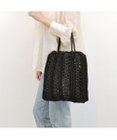 UNBILLION cachecache 切り替え松葉編みトートバッグ