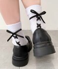 WEGO レースアップリボンソックス
