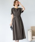 23区 【一部店舗限定/UVカット/洗える】タイプライター サック風 ワンピース