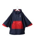 MOONBAT POLO RALPH LAUREN レインポンチョ 透湿撥水 カラーブロック 収納袋付き