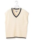 J.PRESS YORK STREET 【UNISEX】テープヤーンチルデン ニットベスト