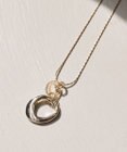 ANY SIS 【美人百花7月号掲載】トリプルリング ネックレス