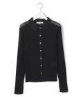 23区 S 【GOLD LABEL】コットンリネンシアー ニットポロカーディガン