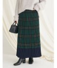 CRAFT STANDARD BOUTIQUE 配色チェックプリーツスカート