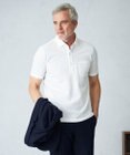JOSEPH ABBOUD 【オーガニックコットン使用】ブロックサッカーポロシャツ