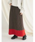 CRAFT STANDARD BOUTIQUE 配色チェックプリーツスカート