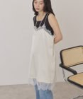AMERICAN HOLIC レースサテンキャミワンピース