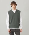 UNFILO MENS スタイリッシュ ニット ベスト