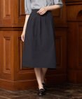 J.PRESS LADIES 【洗える】SOLO ECOタフタ タック スカート