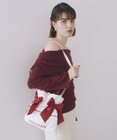 Maison de FLEUR ガトーフレーズダブルリボン2Wayトート