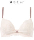 WACOAL 【ファーストリボンブラ】 ブラジャー 【若い世代の体型特徴を考えた設計仕様】 きれいな谷間をメイクしてキープ まるみのあるシルエット レディース BRB409 /ワコール