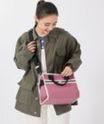 LeSportsac LARGE E/W TH TOTE/モーヴ/ピーチブラッシュ/ブラック