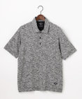 JOSEPH ABBOUD MOUNTAIN 【ゆったりシルエット】ランダムスラブリップ アウトドアポロシャツ