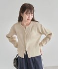 Green Parks ＺＩＰ付きニットカーディガン