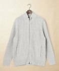 JOSEPH ABBOUD 【3シーズン活躍する綿ブレンド】コットンアクリルバルキー ジップニット ブルゾン