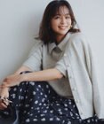 【加藤ローサさん着用 / 前後着用可】スパンコールヤーン カーディガン