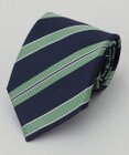 GOTAIRIKU 【日本製】西陣ネクタイ_ネイビー×グリーン系