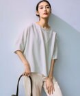 23区 L 【吸水速乾/UVカット/接触冷感】ストレッチジョーゼット ランタンスリーブ カットソー