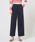 J.PRESS LADIES S セルロースリネンストレッチ セミワイド パンツ