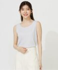 ANY SIS S 【洗える】チュールコンビラメ タンクトップ