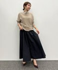 UNFILO 【撥水/ストレッチ/軽量】マジカル機能 ギャザースカート