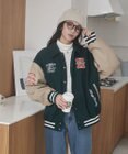 WEGO 【ユニセックス着用ITEM/SMLサイズ展開】メルトンワッペンスタジャン