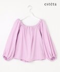 23区 L 【エステータ】THOMAS MASON ボリュームスリーブブラウス