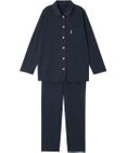 ワコール／睡眠科学 パジャマ 長袖 長ズボン 綿100%(本体) 天綿使用 上下セット 前開き YDW446 睡眠科学／ワコール