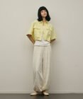 GRACE CONTINENTAL ハーフスリーブデニムシャツ