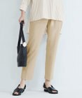 自由区 L 【新色追加・人気のため再入荷・ウエストゴム】ライトフィールジャージータックテーパード パンツ