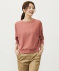 J.PRESS LADIES S 【WEB限定カラーあり・洗える・抗菌防臭】COTTON POLYESTER ドルマンスリーブ ニット