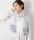 MOONBAT ルナルーチェ ロカ CHANDNI シルクコットン ビーズ刺繍ストール