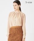 BEIGE， 【S-size】STOW / バンドカラーブラウス