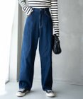 WEGO ルーズストレートデニムパンツ