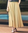 23区 L 【SLOW/一部店舗限定】UVカット/撥水/接触冷感 ナイロンタスランタフタ スカート