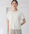 組曲 L 【WEB限定】バックリボンケーブル ニット