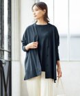 ICB 【洗える・WEB限定カラーあり】 ヴィスコースワイド カーディガン