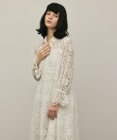 GRACE CONTINENTAL カットワーク刺繍ワンピース