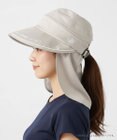 FILA GOLF／marie claire 【marie claire SPORT】 サンバイザーにも変わる タレ付き6WAYキャップ