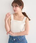 earth music&ecology チェーンリブラメカットタンクトップ