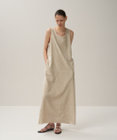 ATON LINEN VELVET | タンクトップドレス