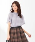 ANY SIS L 【美人百花6月号掲載】カットドビー ブラウス