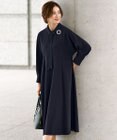 23区 【VERYコラボ】トリアセダブルジョーゼット つけ襟 ボウタイワンピース