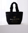 Maison de FLEUR ブランドロゴフリルハンドルトートSバッグ