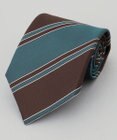 GOTAIRIKU 【日本製】西陣ネクタイ_ブラウン×グリーン系