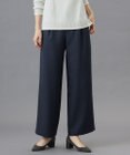 J.PRESS LADIES 【洗える】TUMUGITOピンヘッド ワイド パンツ