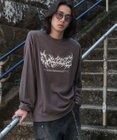 WEGO ワッフルグラフィックT（LS）