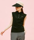 23区GOLF 【WOMEN】カノコ刺繍 ノースリーブ シャツ