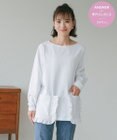 #Newans 【ANSWER for 神戸エレガンス】フリルポケットロングTシャツ