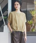 23区 【SLOW/一部店舗限定】ナチュラルピケワッシャー ブラウス
